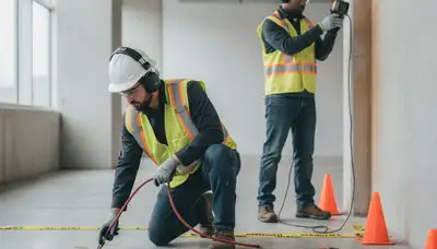 Leak detection plumber inspecting pipes for Fort Wayne, IN homes