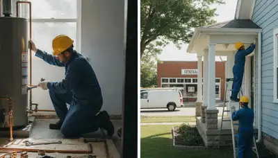 Fort Wayne, IN plumber repairing residential plumbing for local leak and pipe service