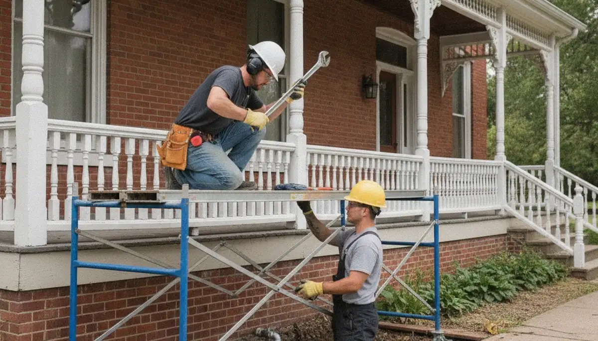Fort Wayne, IN plumber repairing a residential leak for plumbing repair service