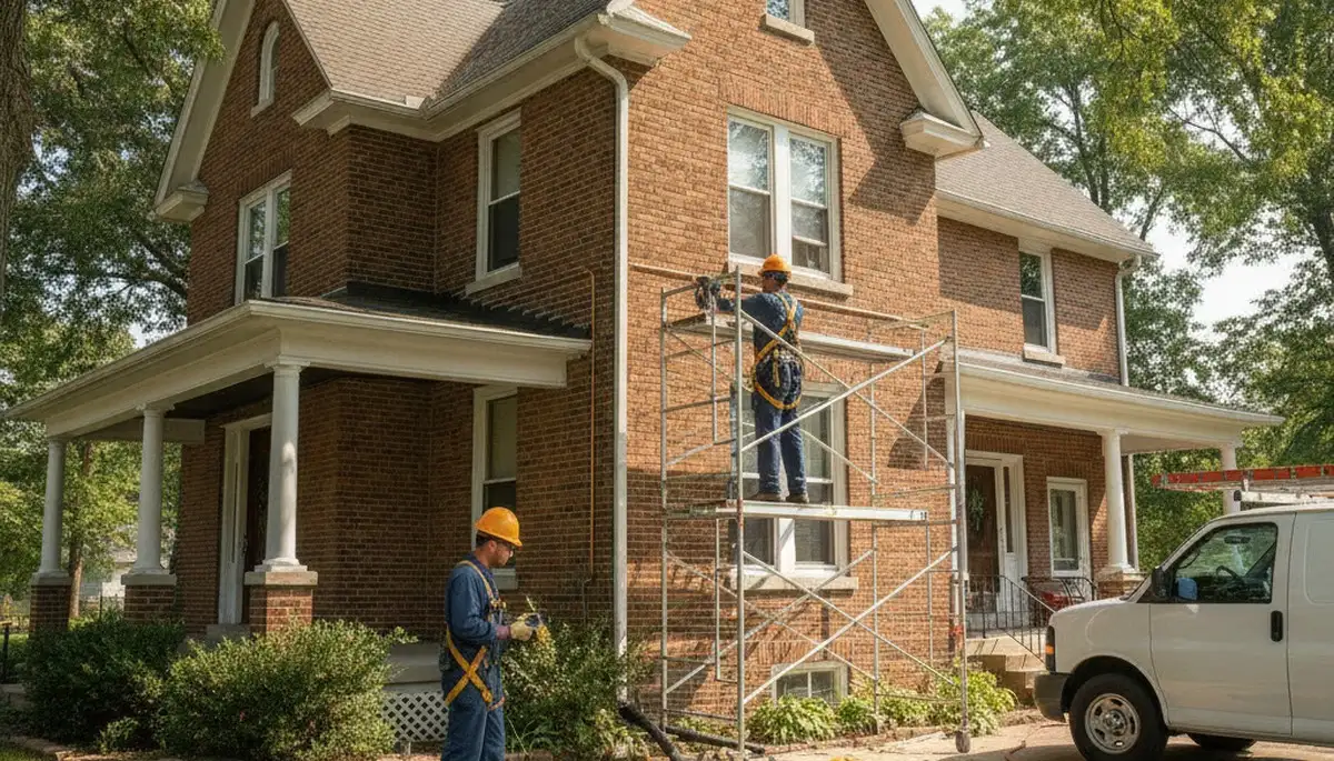Fort Wayne, IN plumber repairing a residential plumbing issue for local plumbing repair service