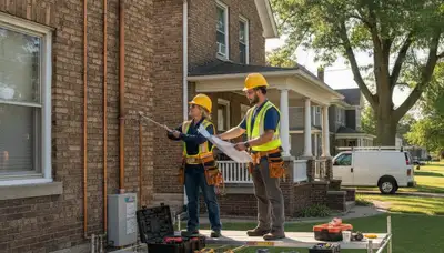 Fort Wayne, IN plumber repairing residential plumbing for reliable leak and pipe service