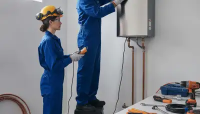 Tankless water heater service in Fort Wayne, IN by On Call Plumbers